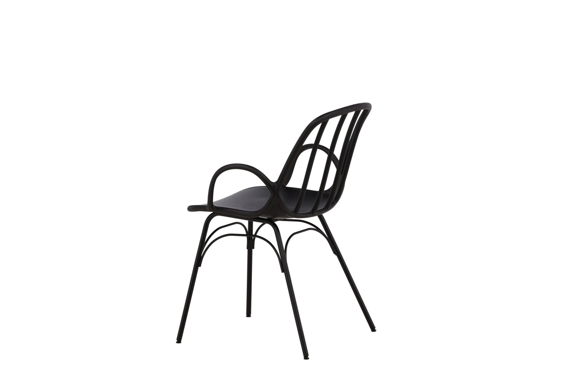 Dyrön Matstol Plast 2-Pack, Svart