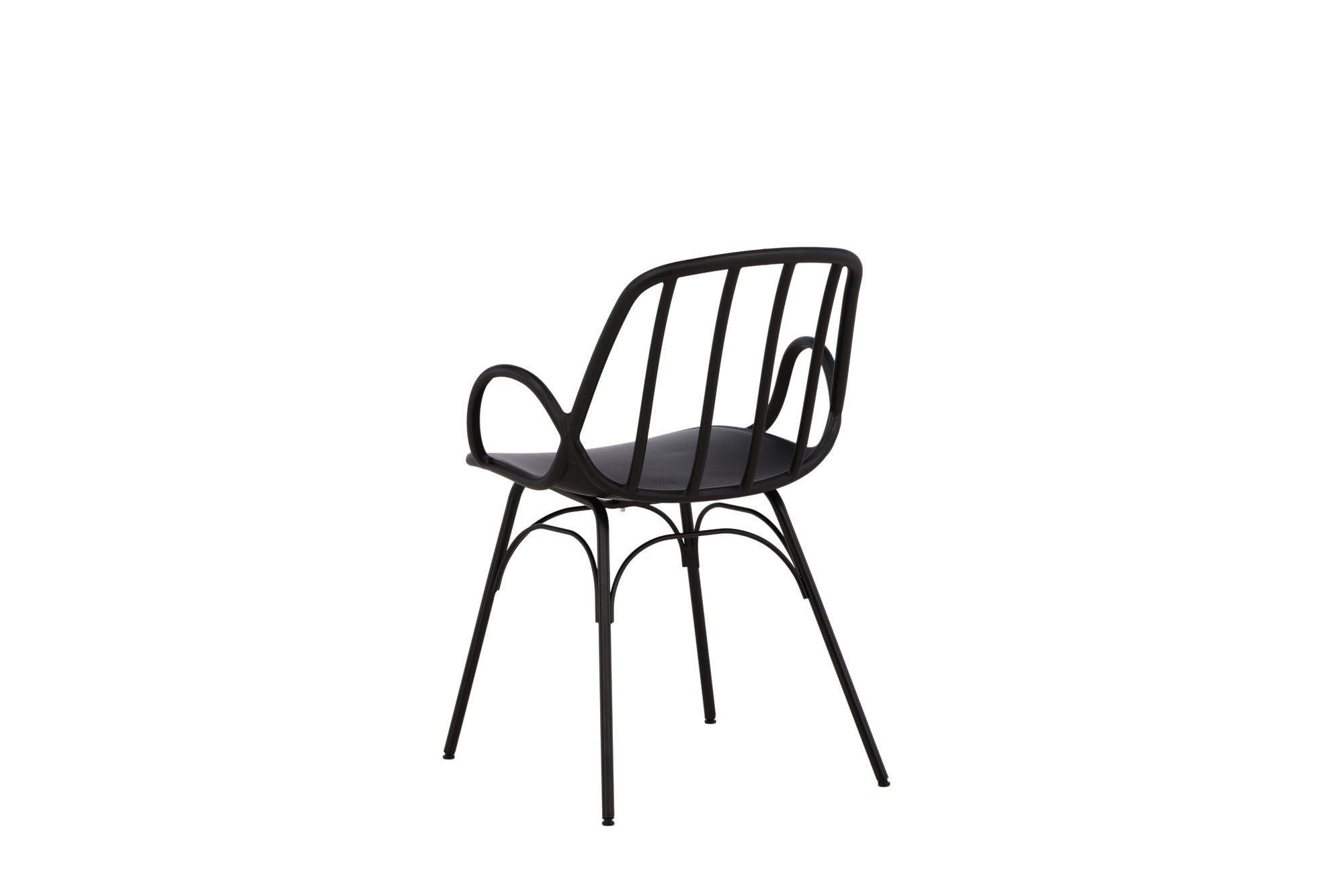 Dyrön Matstol Plast 2-Pack, Svart