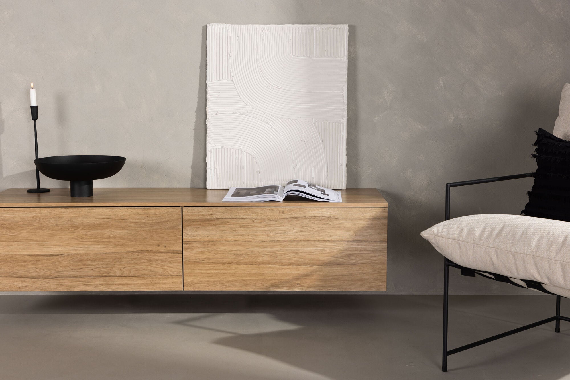 Frihamn Skänk 160 x 35, Natur