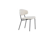 Chico Matstol Bouclé 2-Pack, Beige