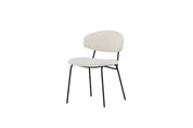 Chico Matstol Bouclé 2-Pack, Beige