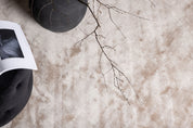 Indra Viskosmatta ø200cm, Beige