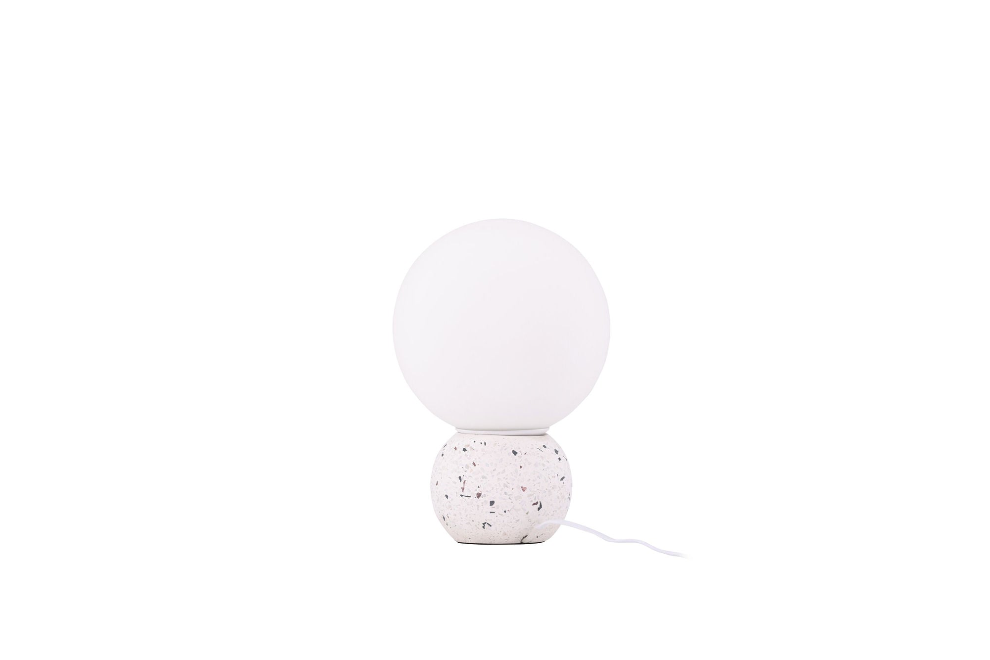 Terrazzo Bordslampa, Vit