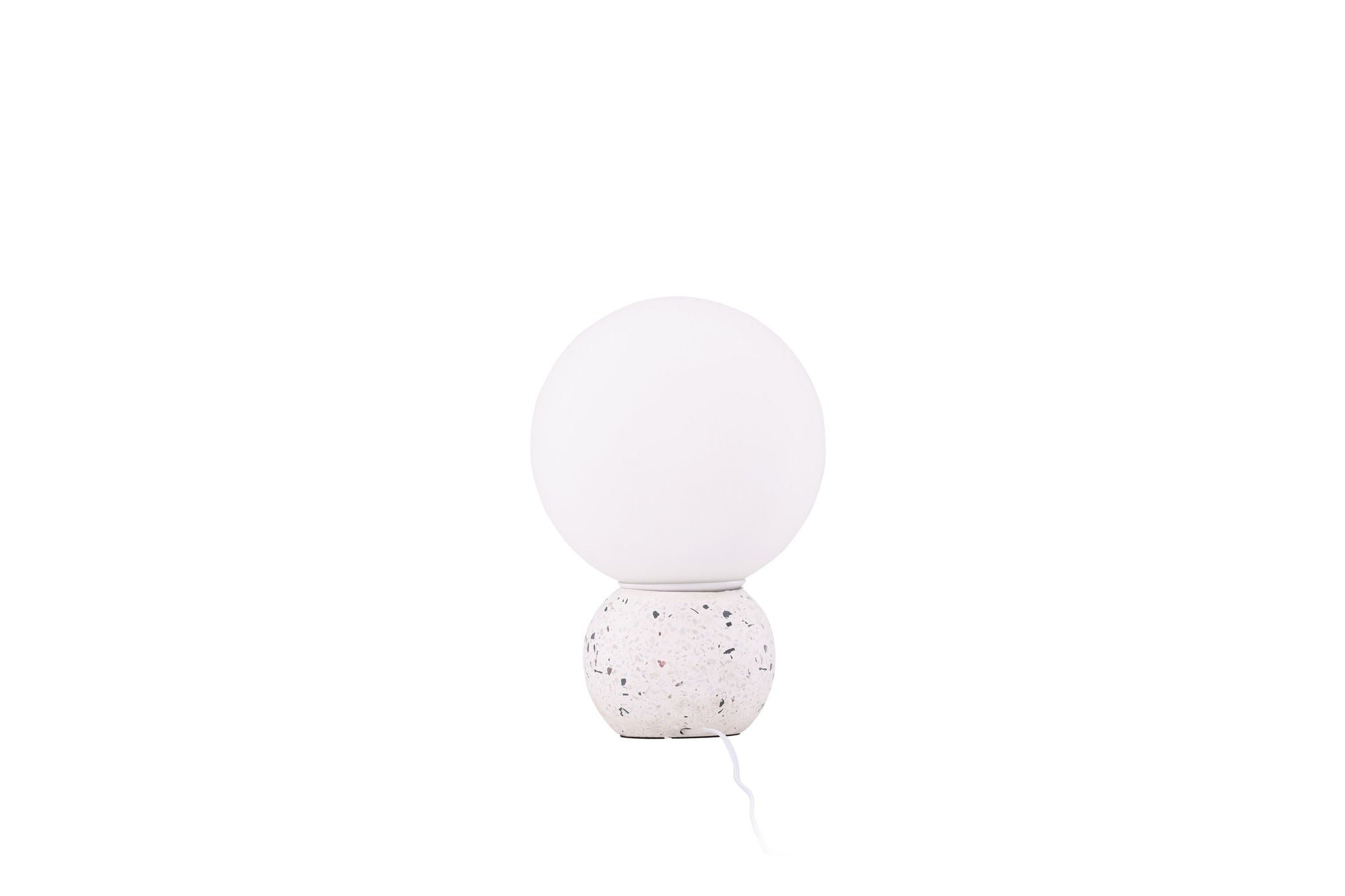 Terrazzo Bordslampa, Vit
