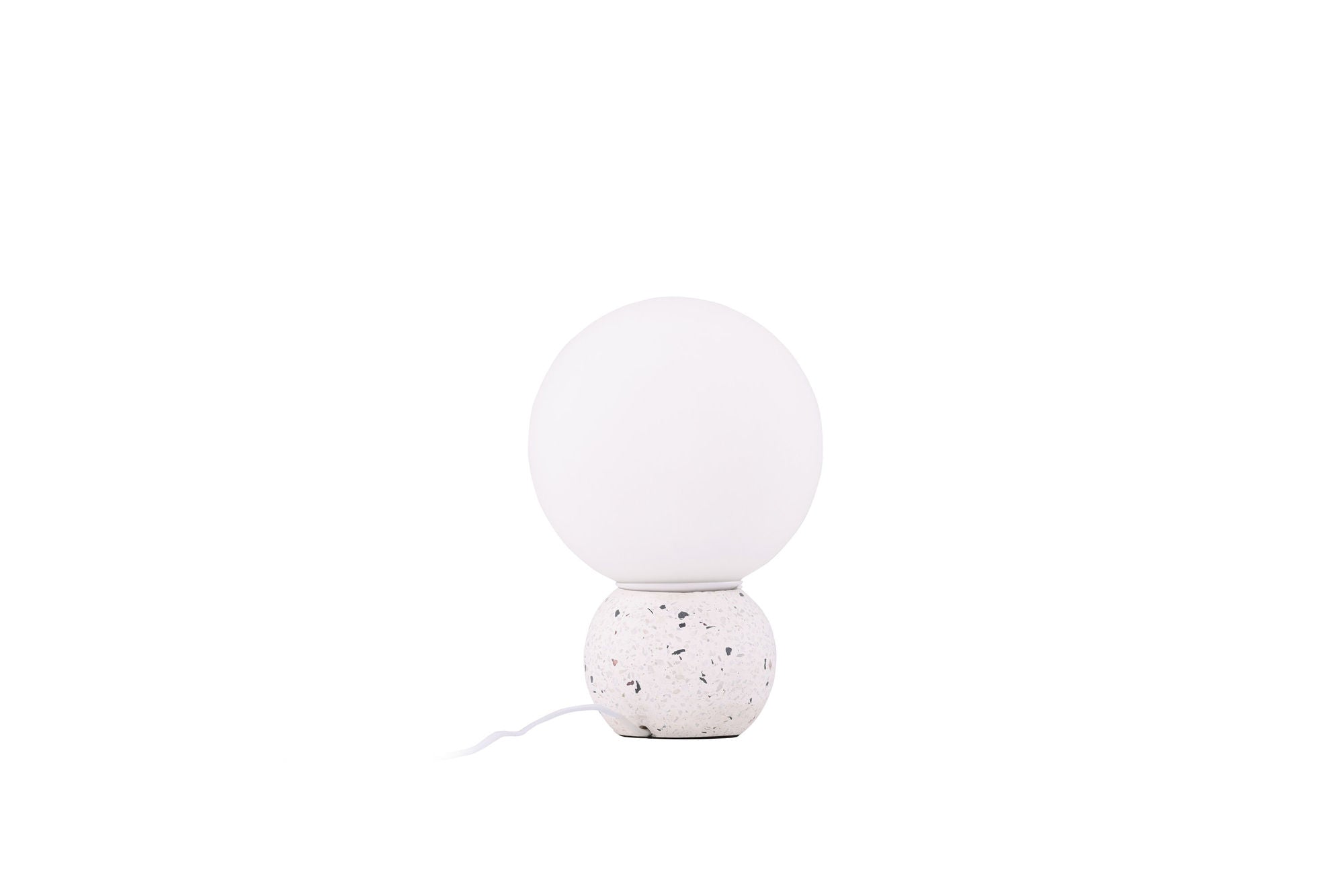 Terrazzo Bordslampa, Vit