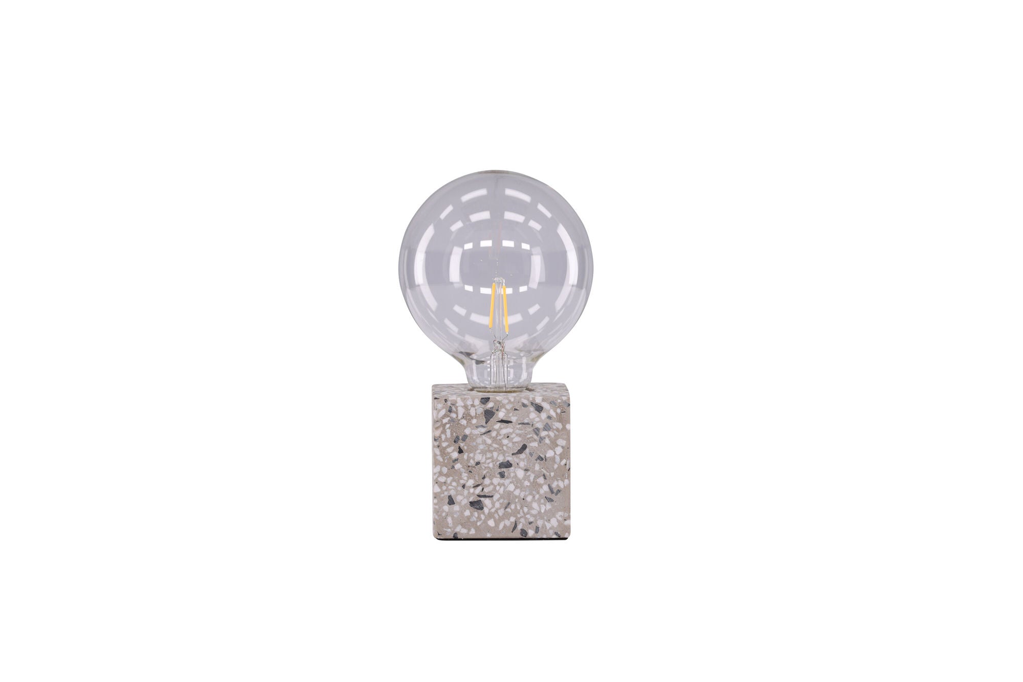Terrazzo Bordslampa, Vit