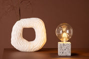 Terrazzo Bordslampa, Vit