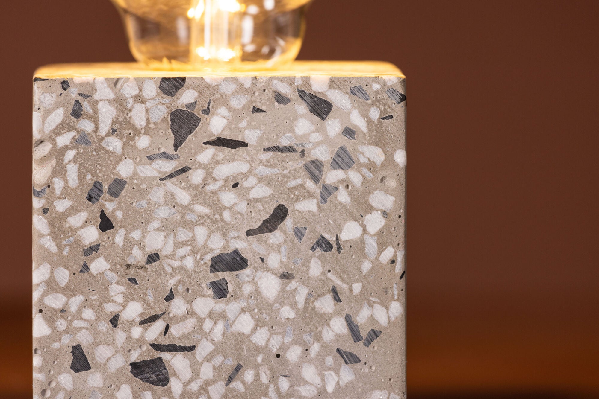 Terrazzo Bordslampa, Vit