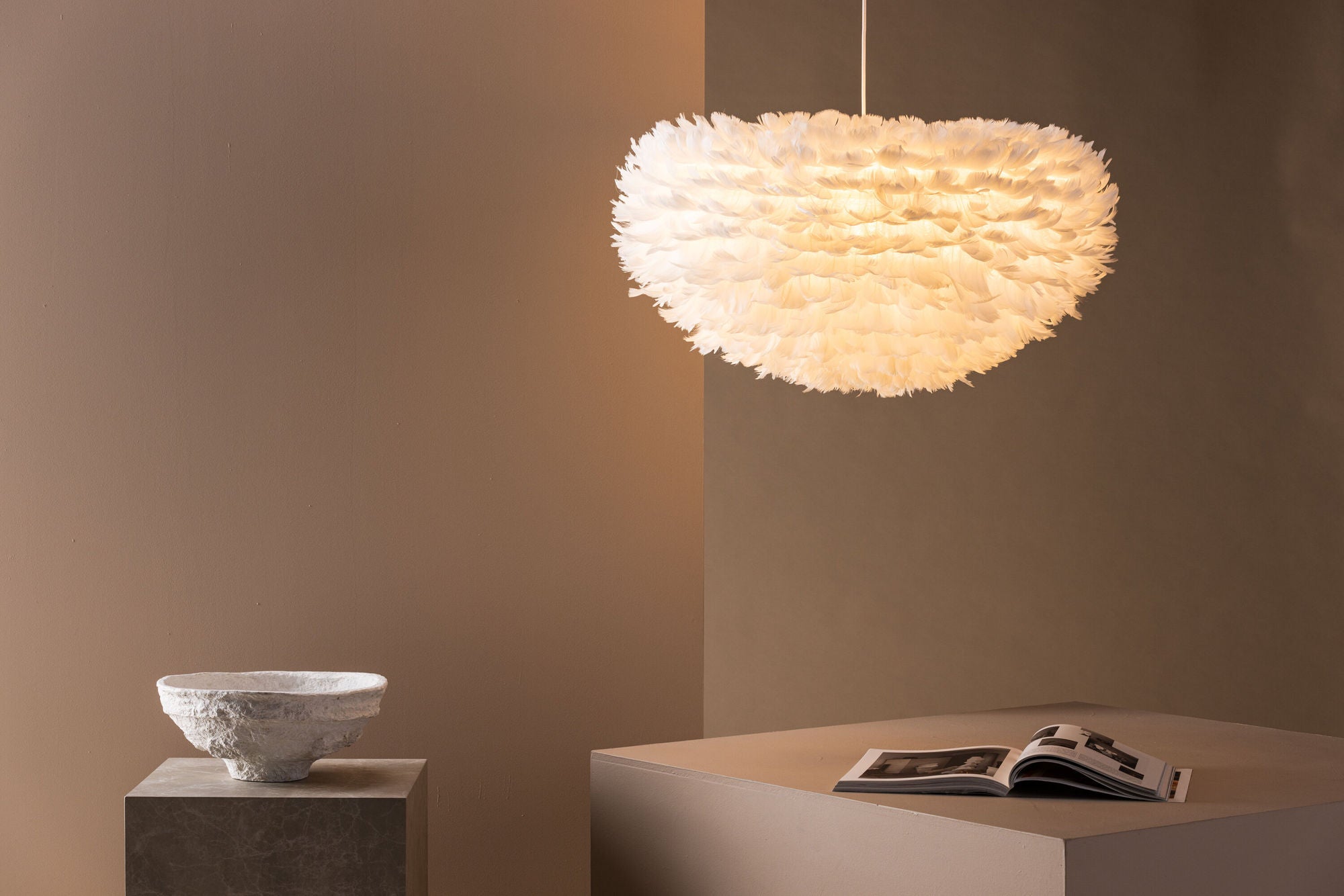 Nicola Taklampa XL, Vit