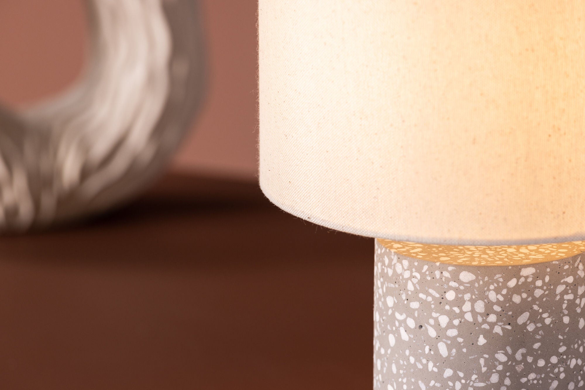 Terrazzo Bordslampa, Grå