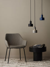 Solo fönsterlampa Blank grå 13cm