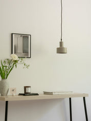 Solo fönsterlampa Matt beige 13cm