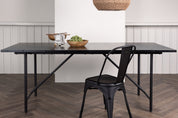 Astrid Matbord 90 x 200, Svart