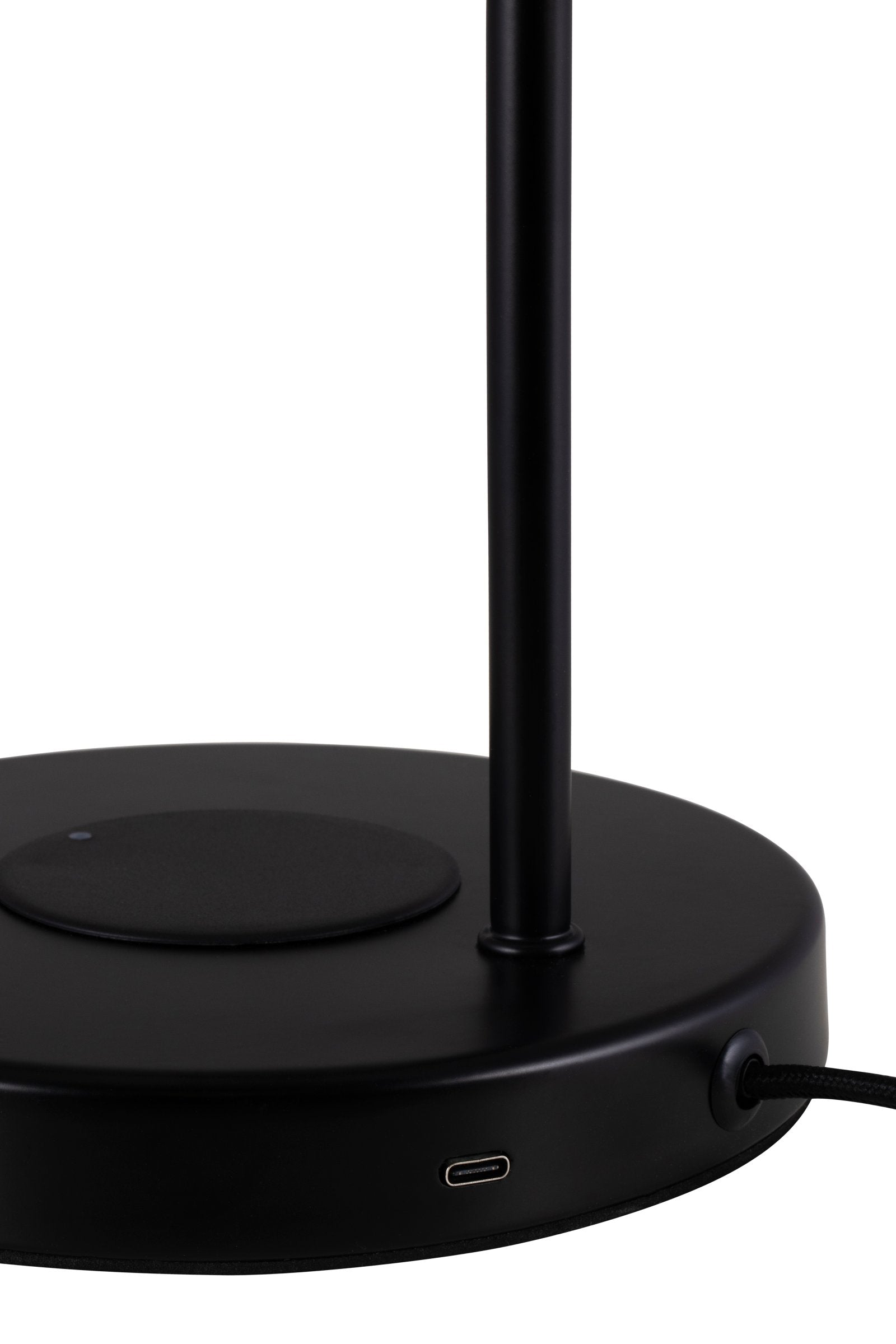 Bordslampa Hubble Read med trådlös laddning Svart