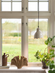 Tulippa Fönsterlampa Beige 17cm
