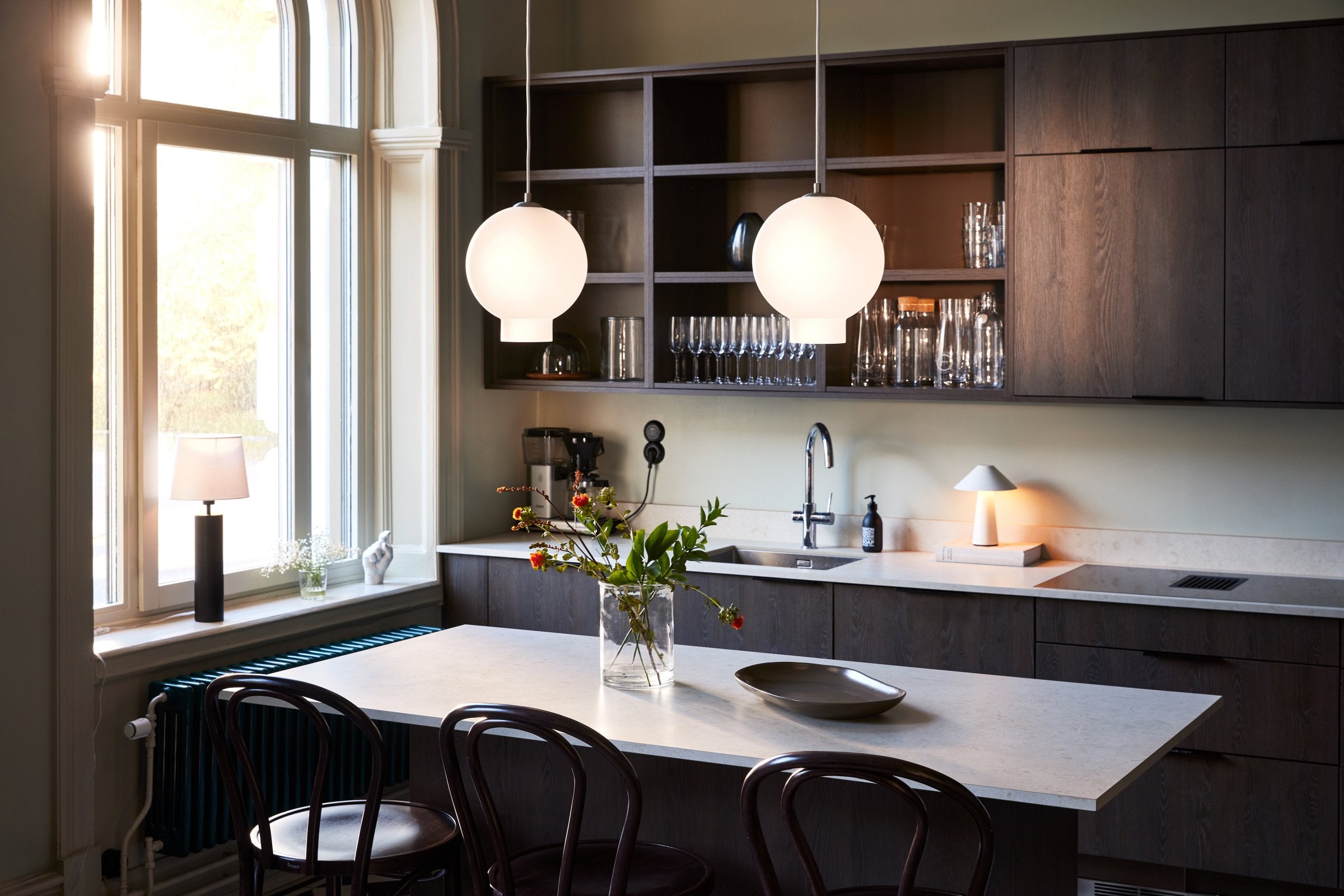 Pendel Bams 25 Frostad Vit