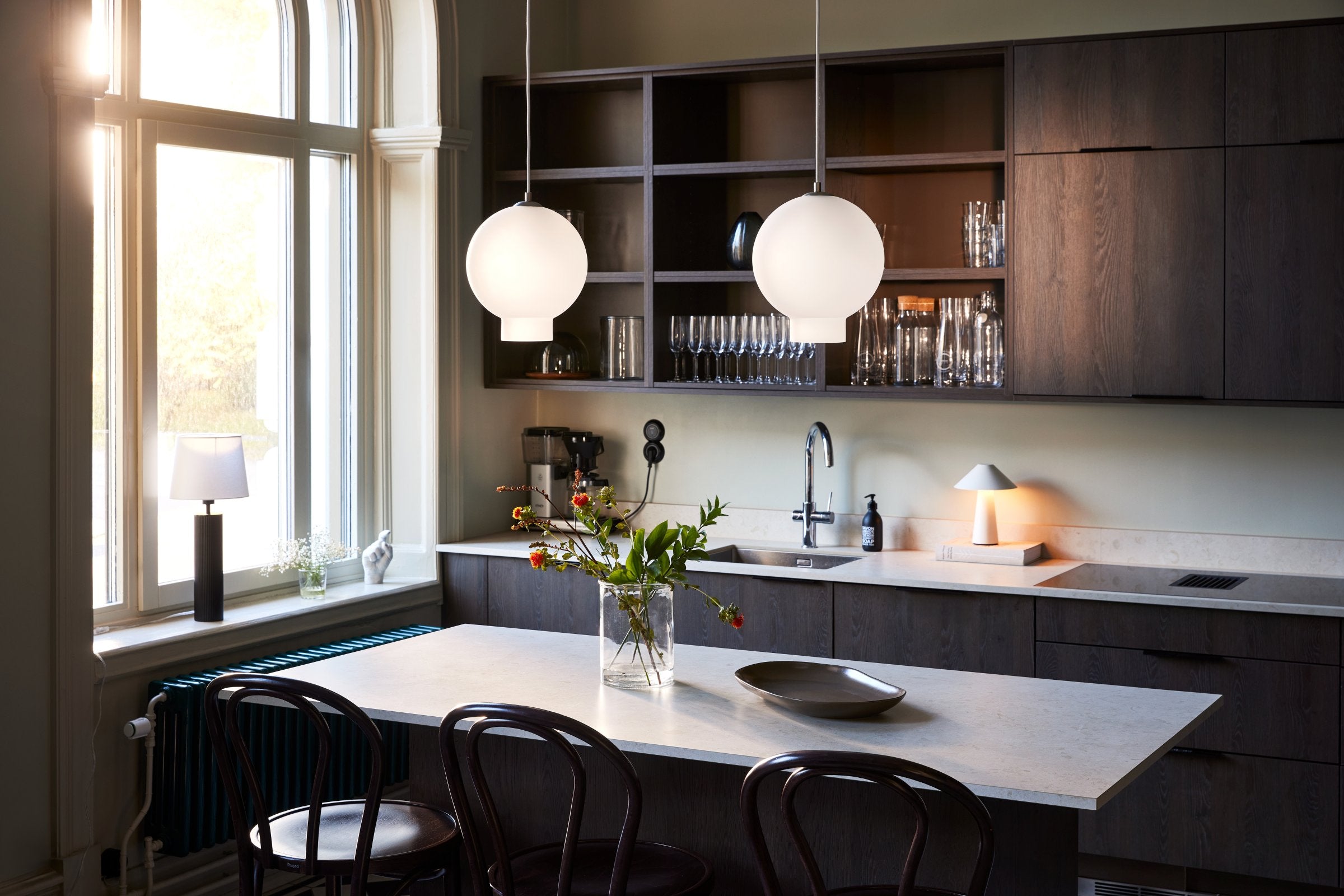 Pendel Bams 25 Frostad Vit