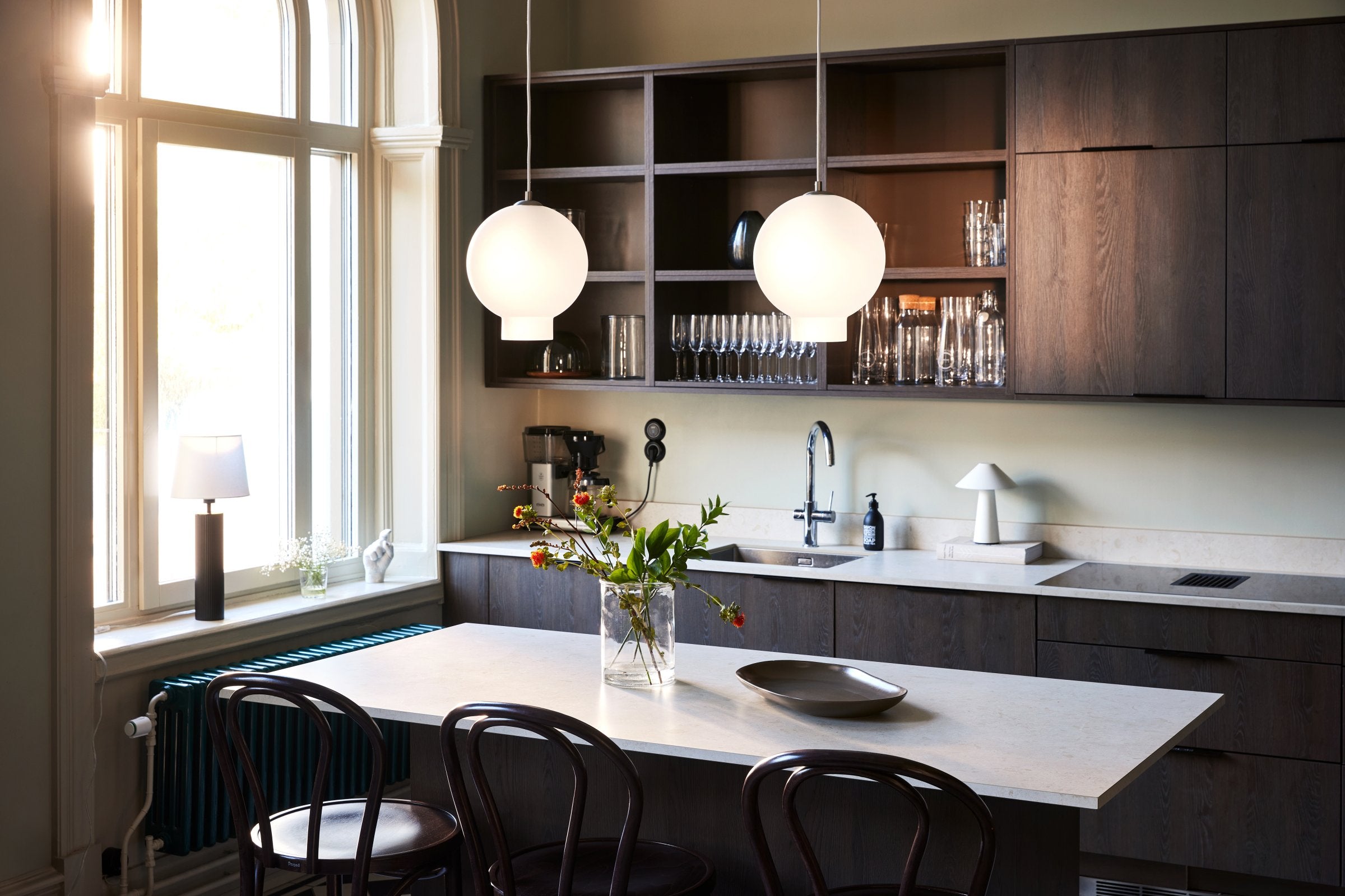 Pendel Bams 25 Frostad Vit