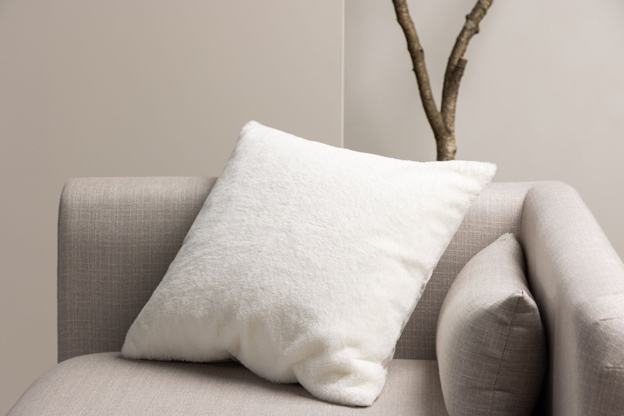 Thea Kuddfodral 50x50, Vit