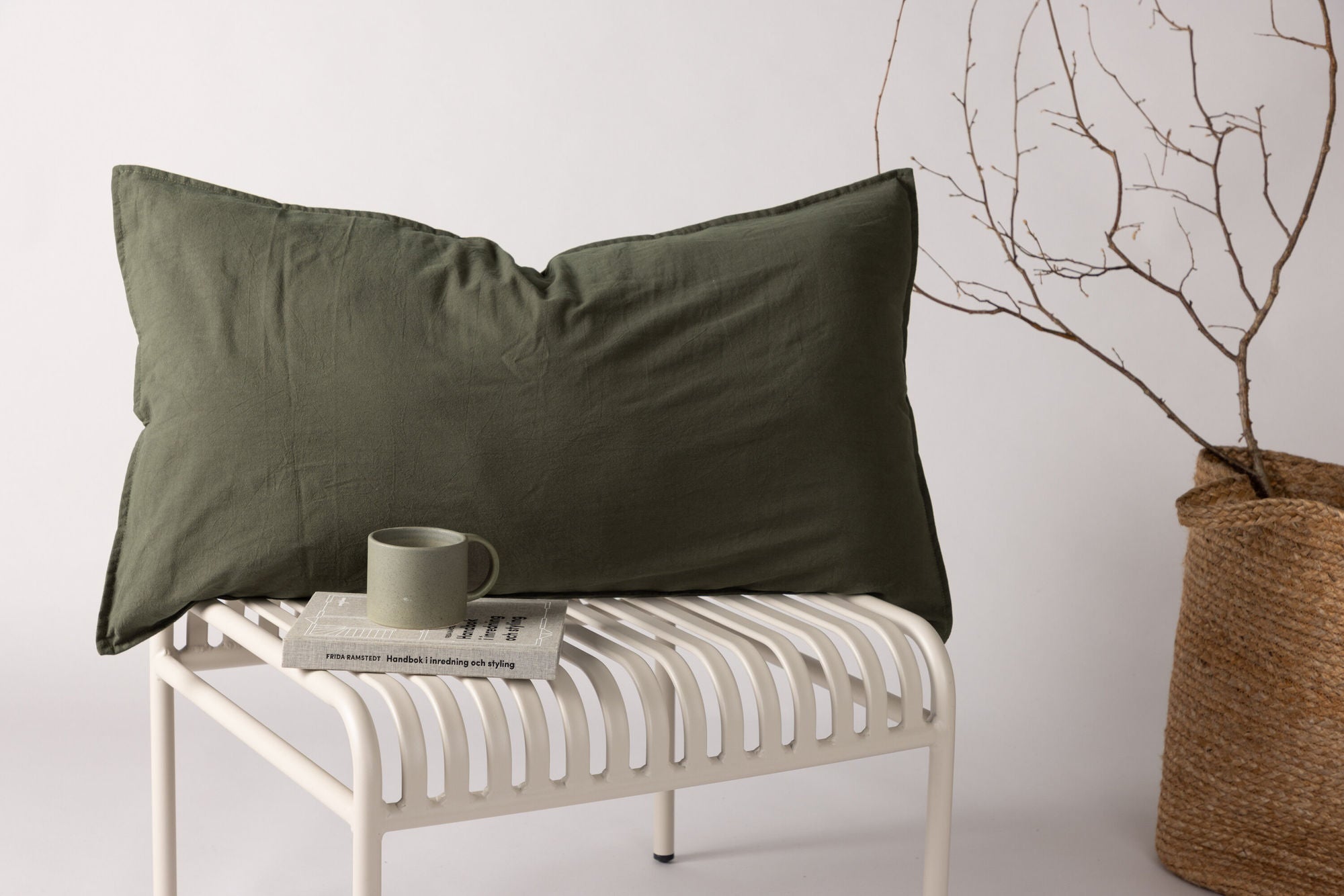 Ronja Kuddfodral 50x90, Grön