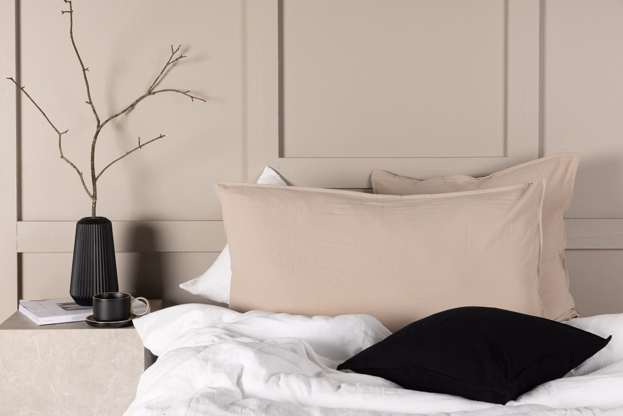 Ronja Kuddfodral 50x90, Beige