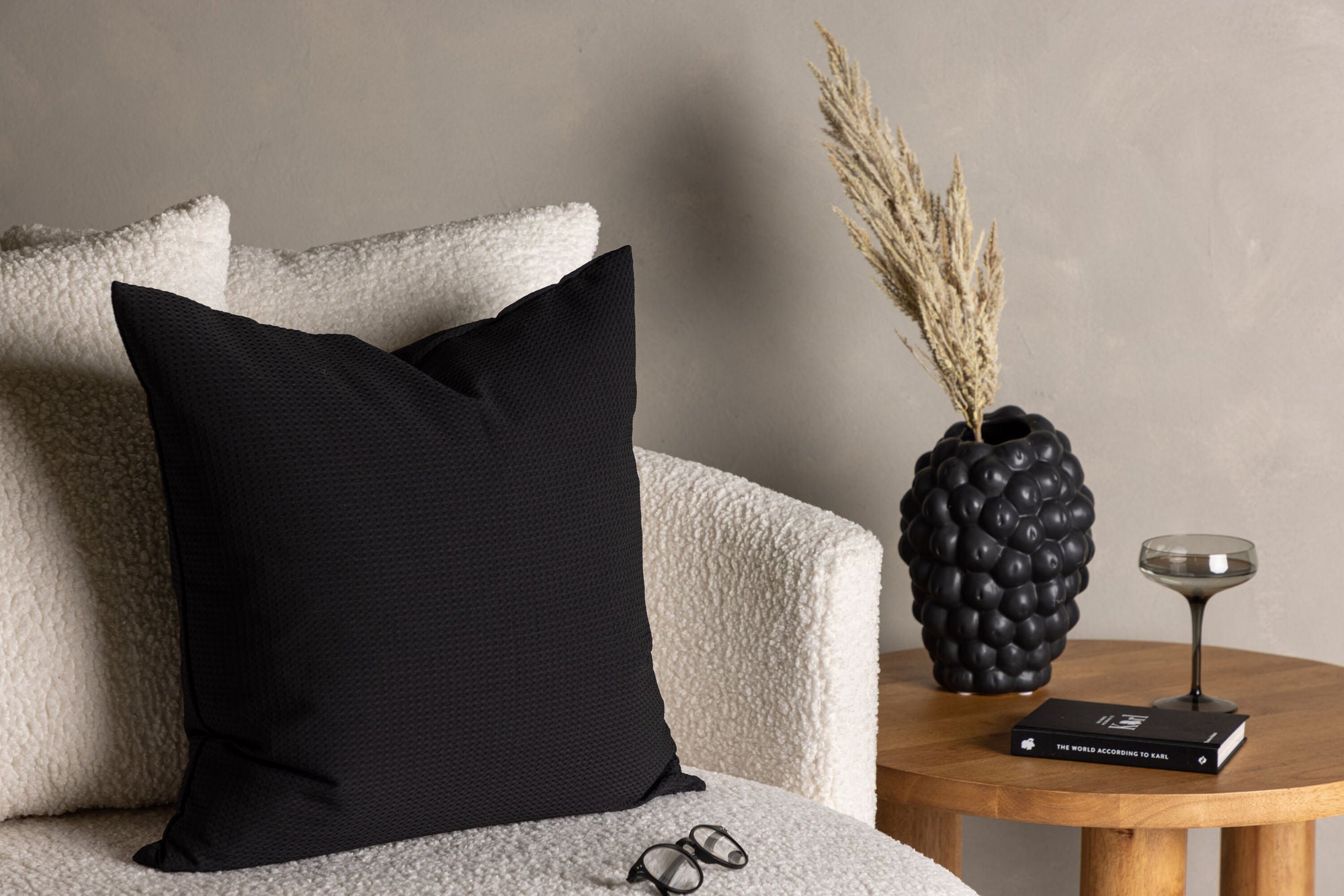 Celine Kuddfodral 50x50, Svart