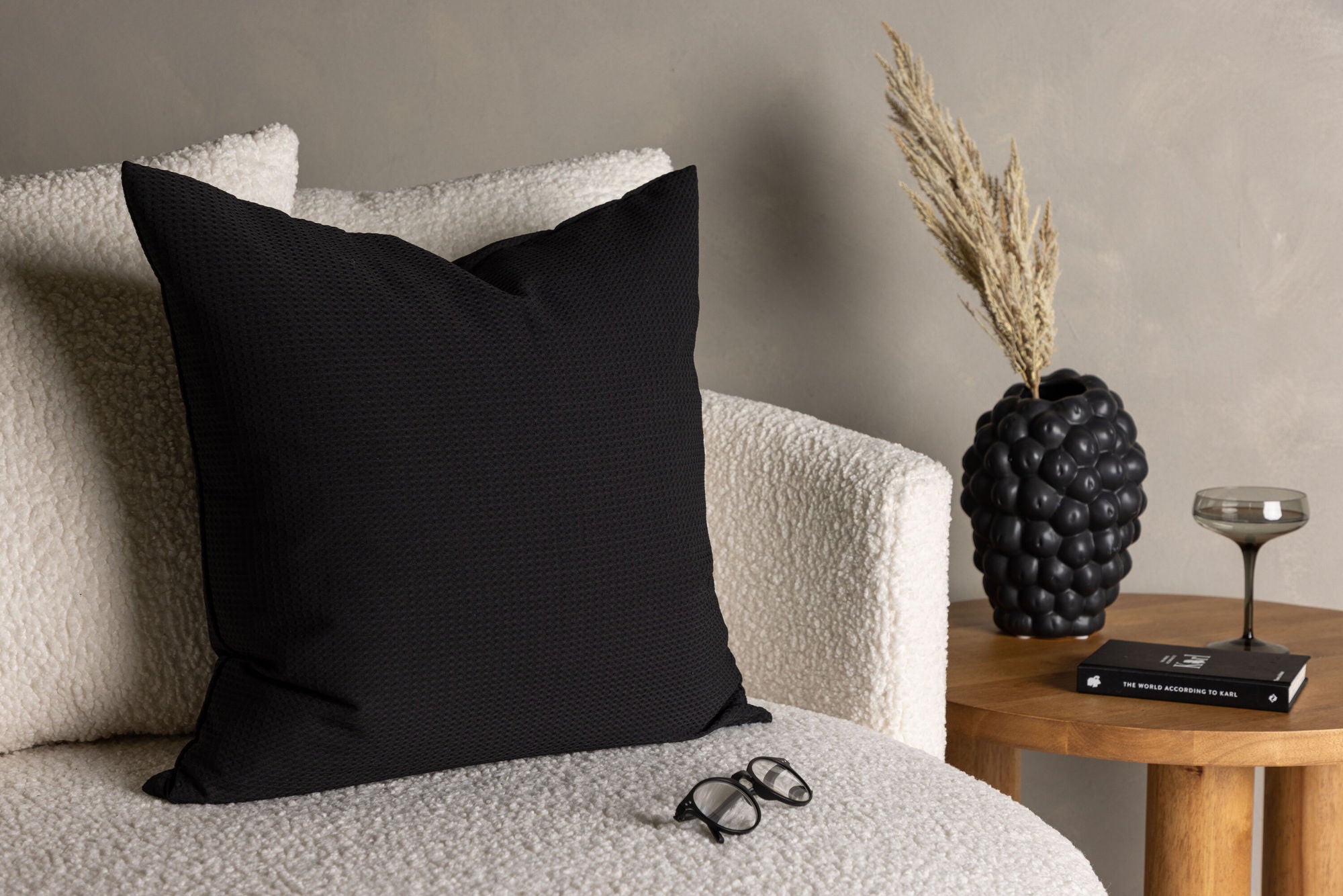 Celine Kuddfodral 50x50, Svart