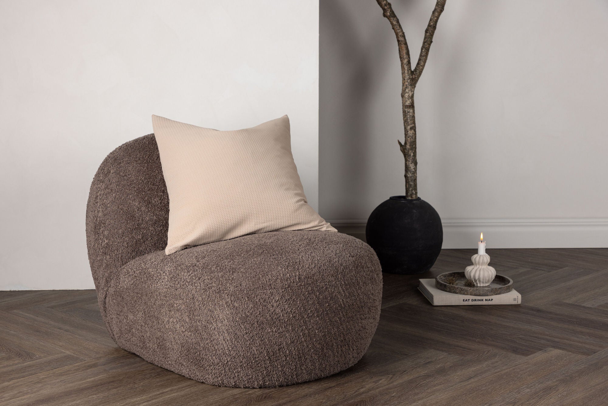 Celine Kuddfodral 50x50, Beige