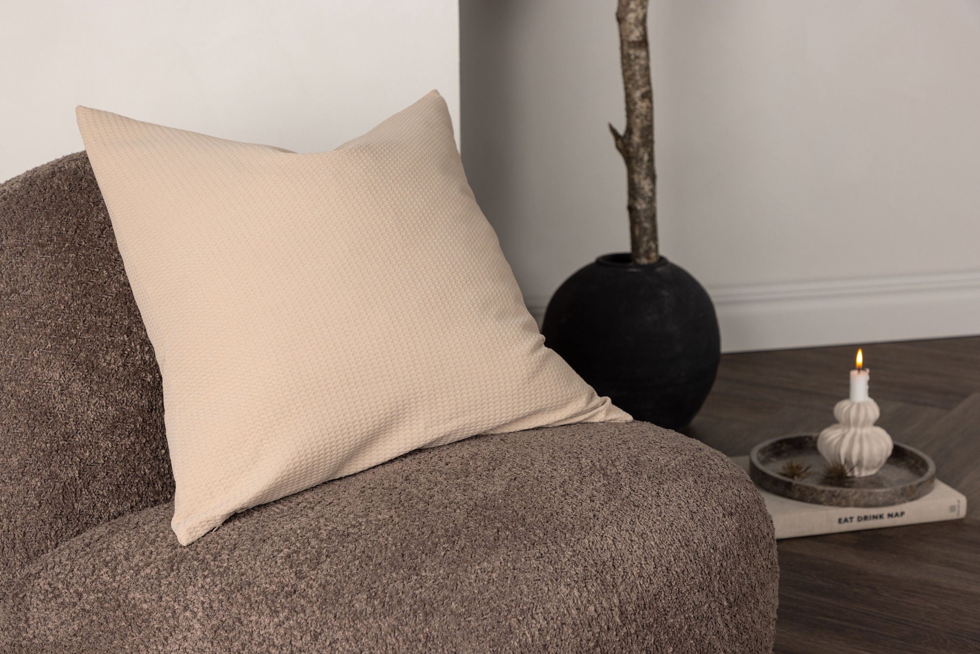Celine Kuddfodral 50x50, Beige