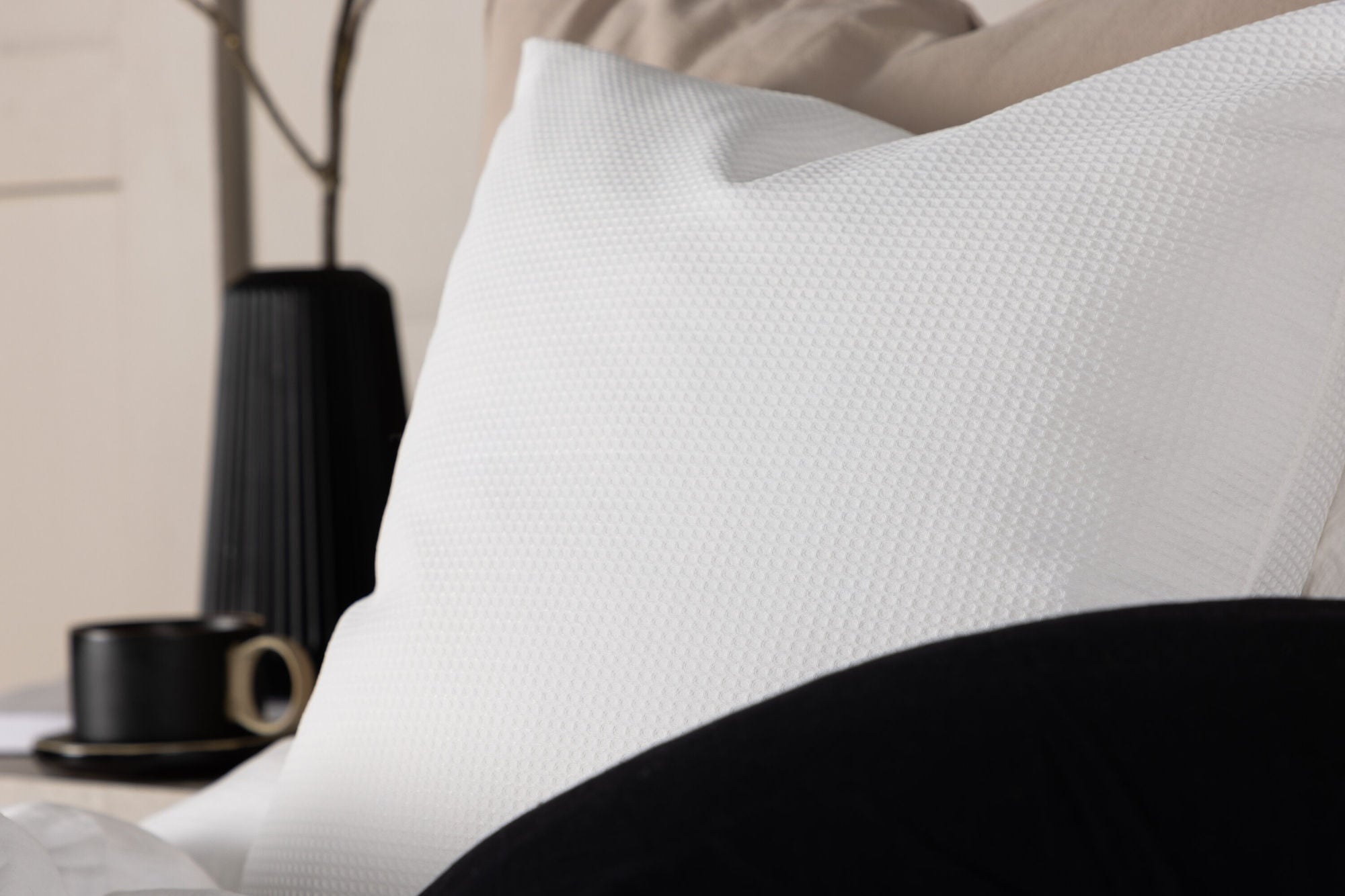 Celine Kuddfodral 50x50, Vit