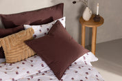 Ronja Kuddfodral 60x60, Brun