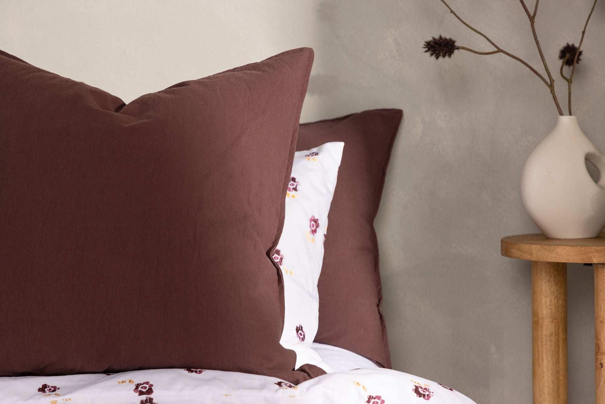 Ronja Kuddfodral 60x60, Brun