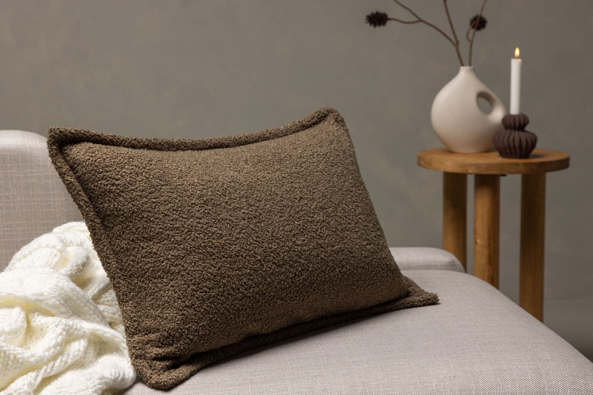 Teddy Kuddfodral 40x60, Brun