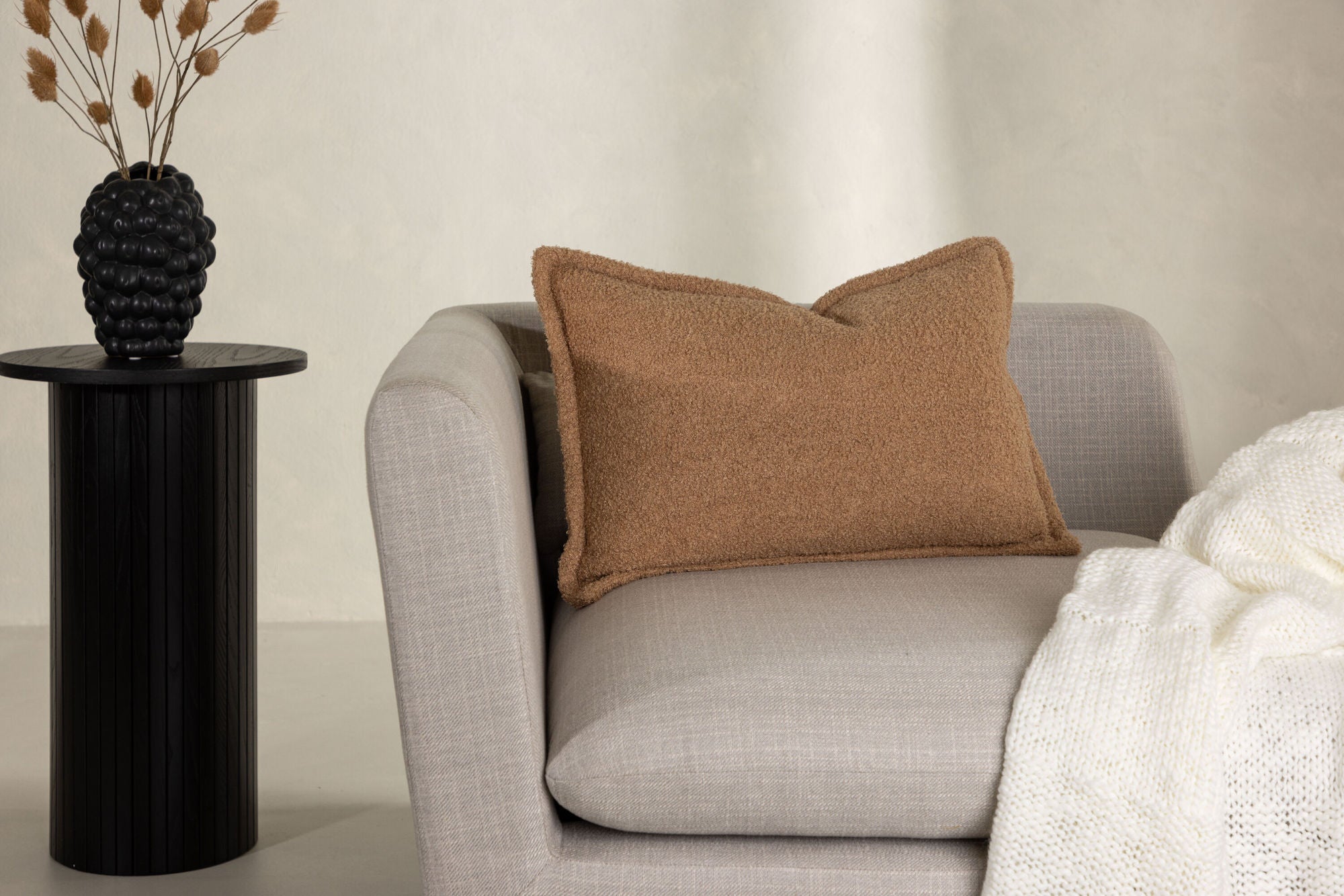 Teddy Kuddfodral 40x60, Beige