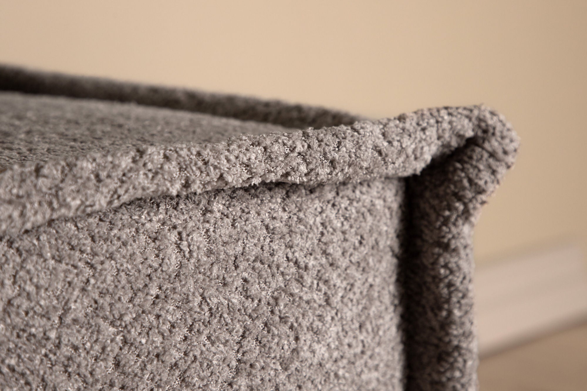 Coralie Sittpuff Bouclé, Grå