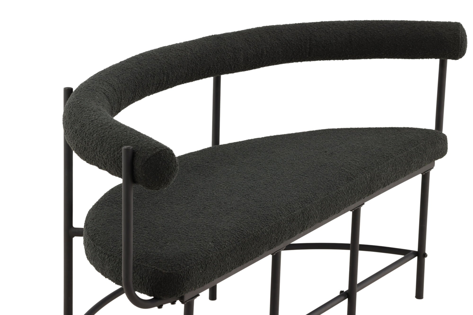 Stallhagen Kökssoffa Bouclé, Svart