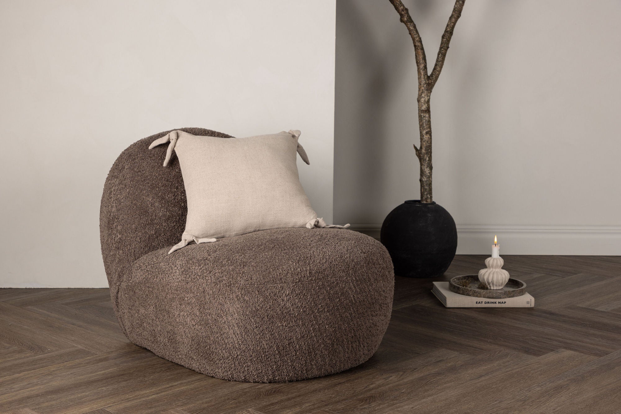 Nora Kuddfodral 40x40, Beige