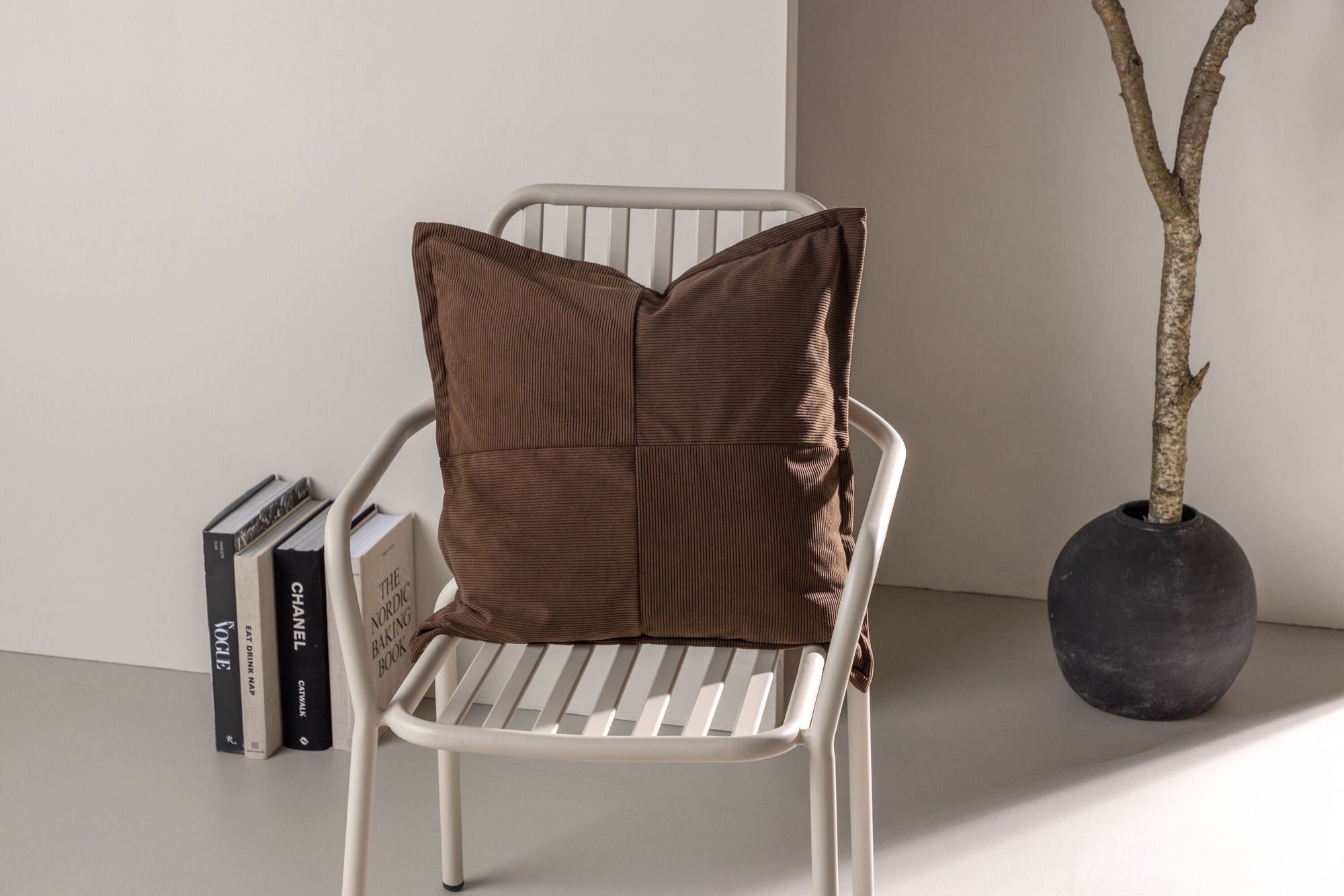 Lykke Kuddfodral 50x50, Brun