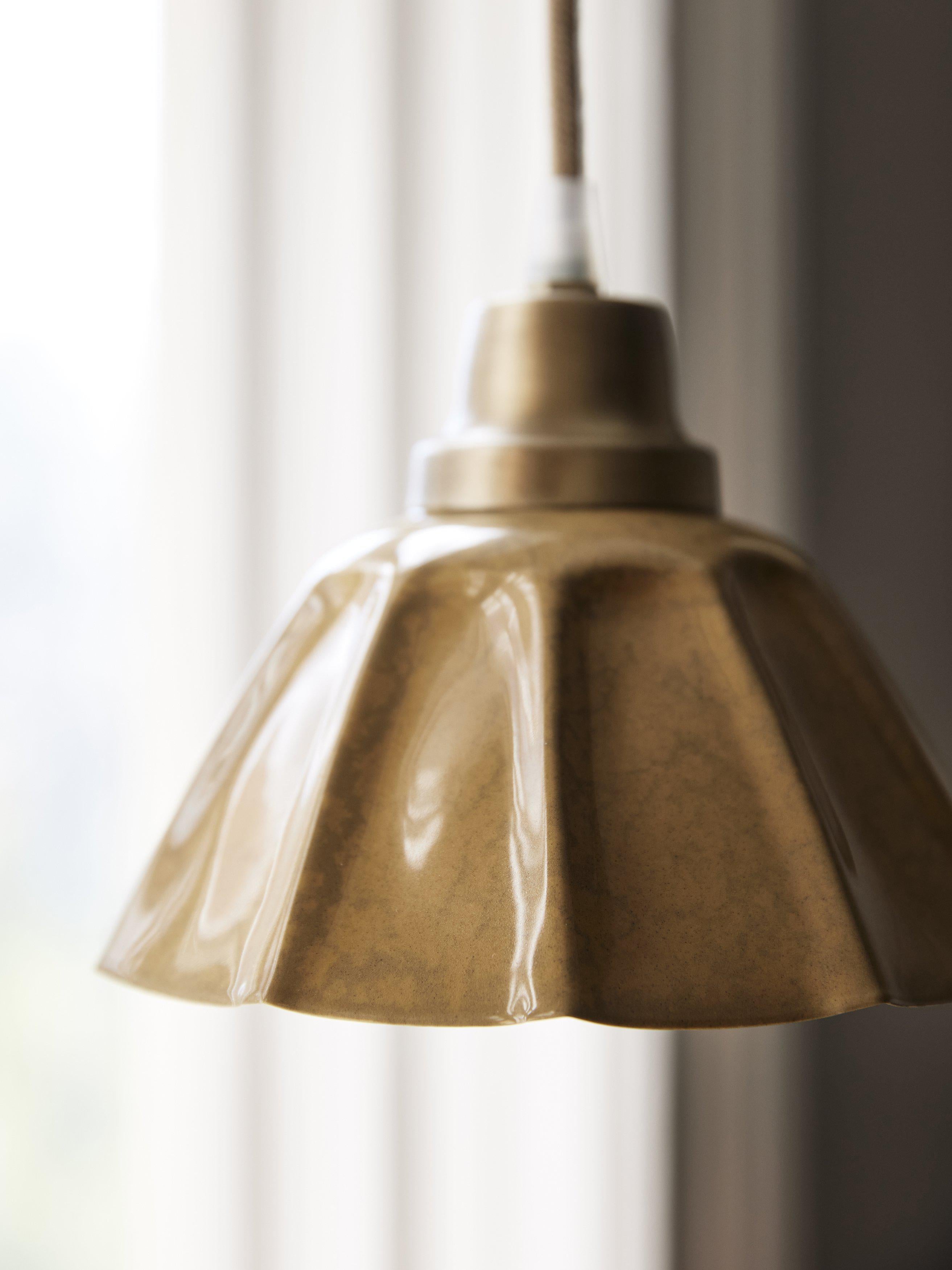 Ester fönsterlampa Gul 17cm