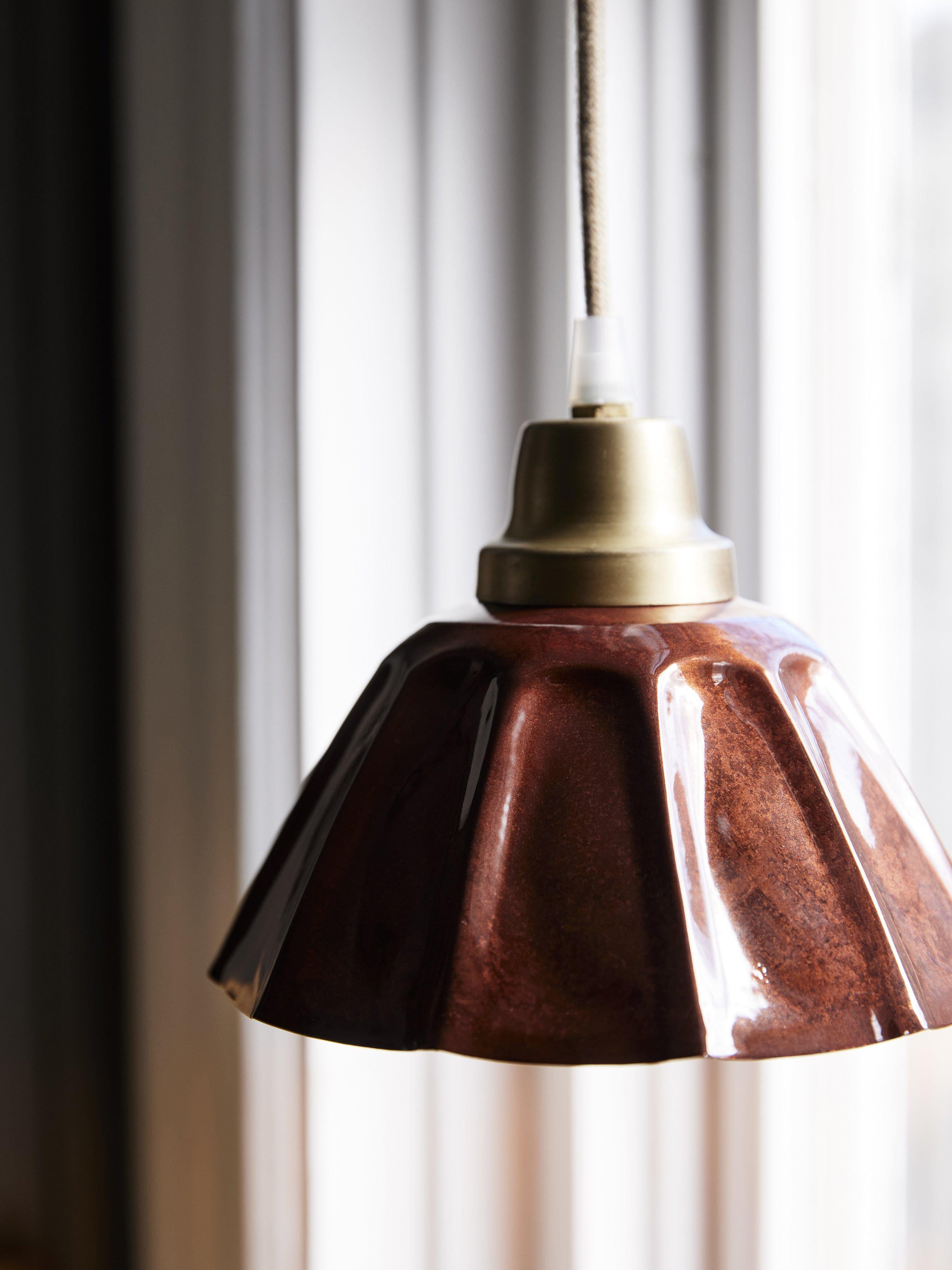 Ester fönsterlampa Terracotta 17cm