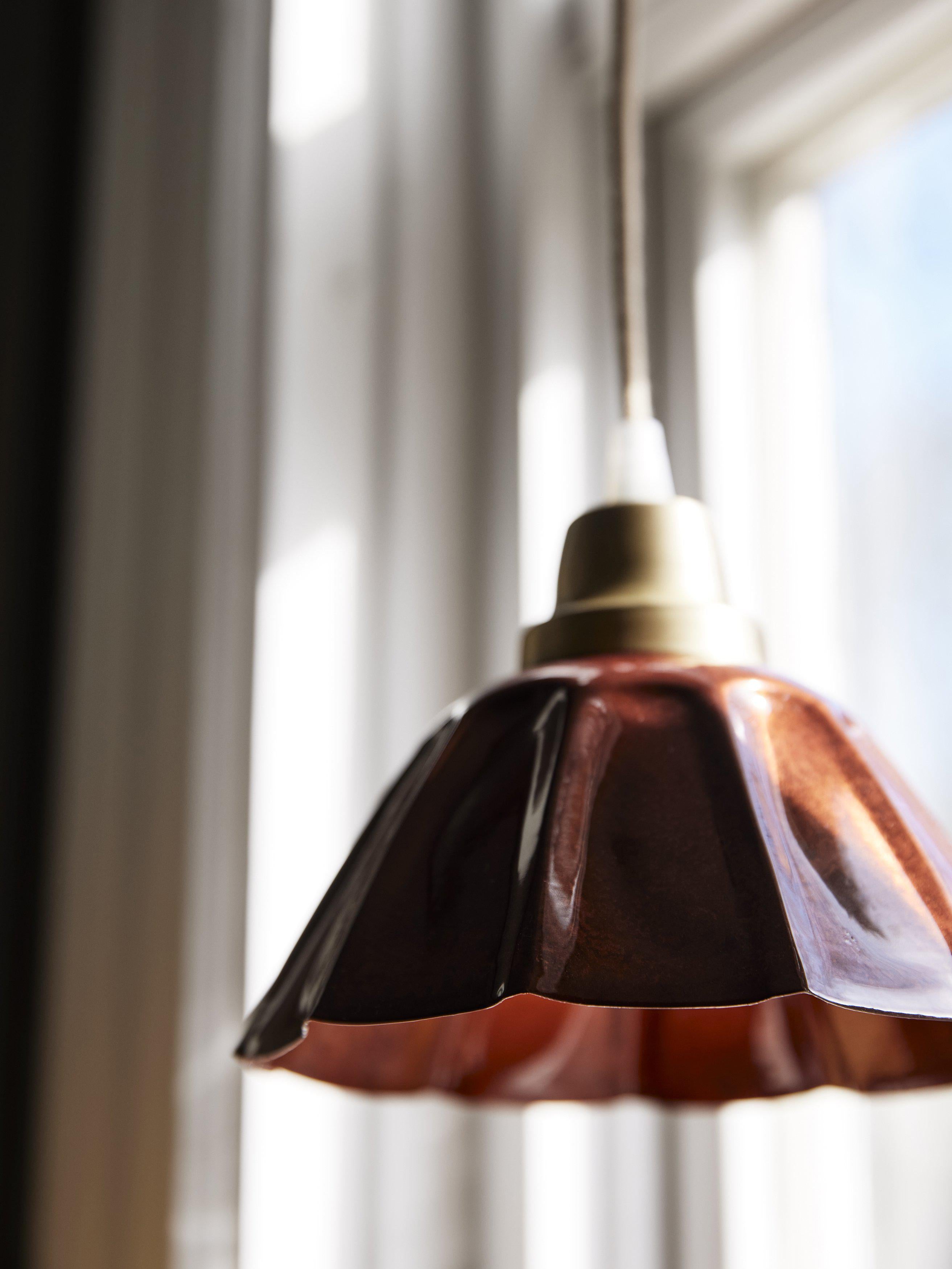 Ester fönsterlampa Terracotta 17cm