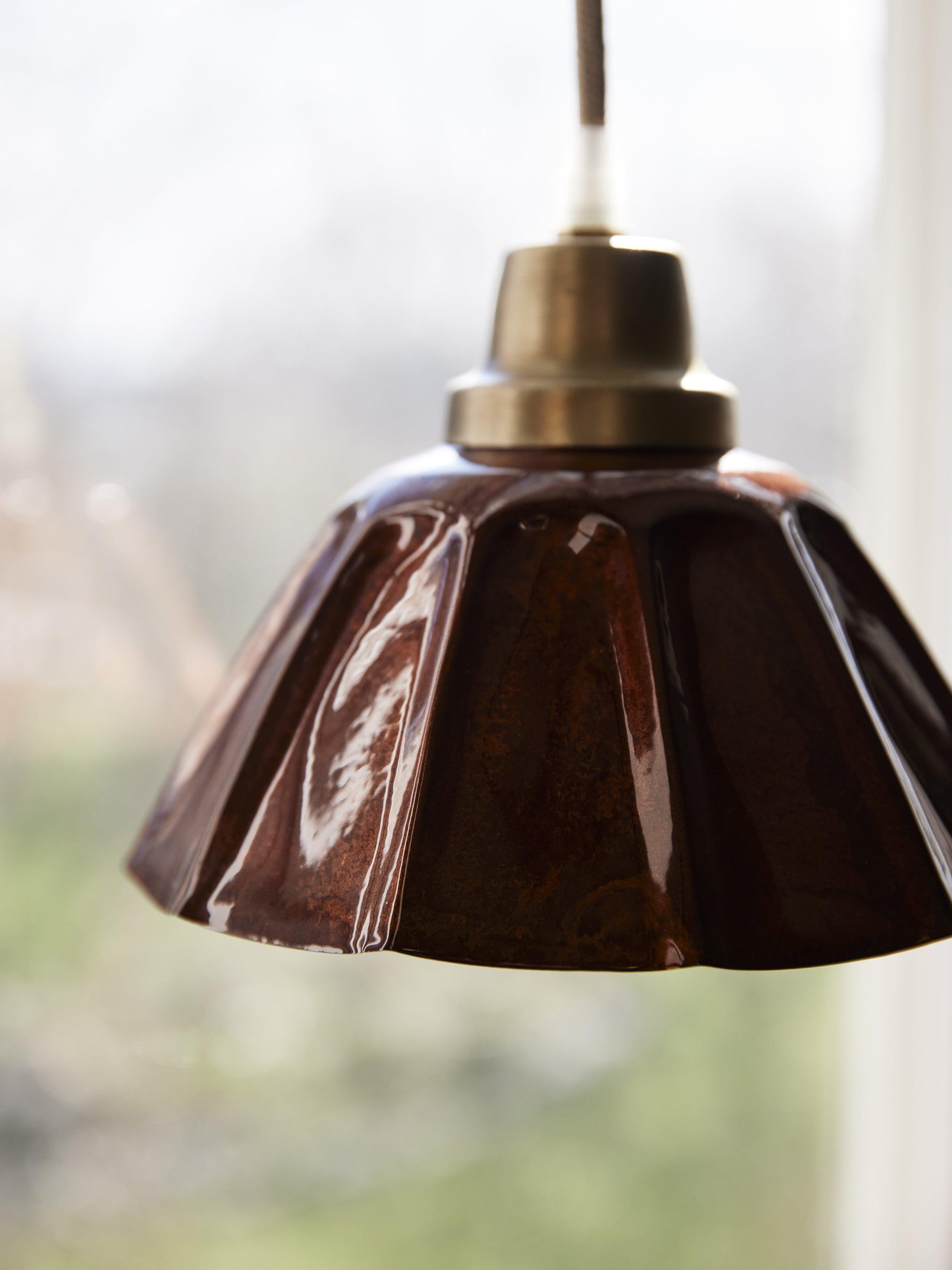 Ester fönsterlampa Terracotta 17cm