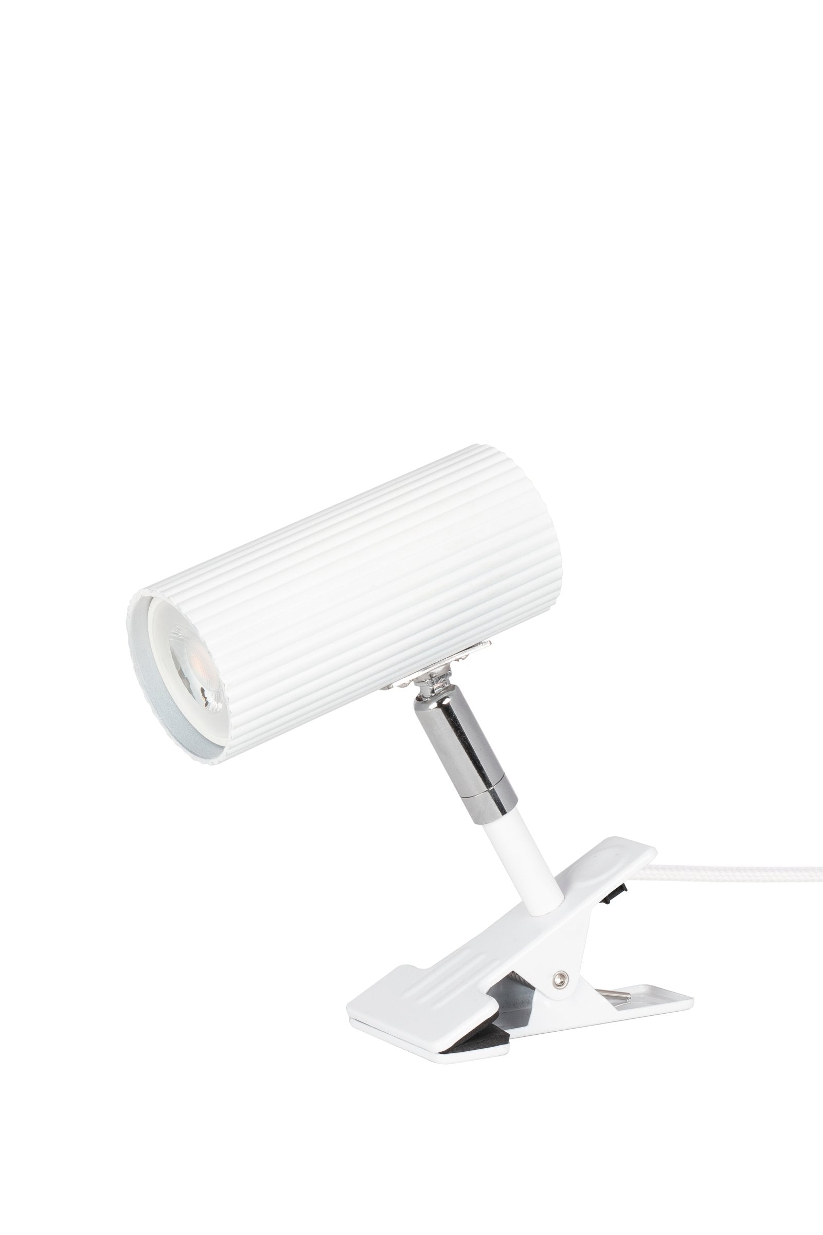 Vägglampa/Klämspot Hubble Vit