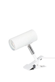Vägglampa/Klämspot Hubble Vit