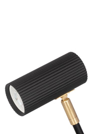 Vägglampa/Klämspot Hubble Svart