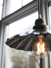 Ester fönsterlampa Mörkgrön 24cm