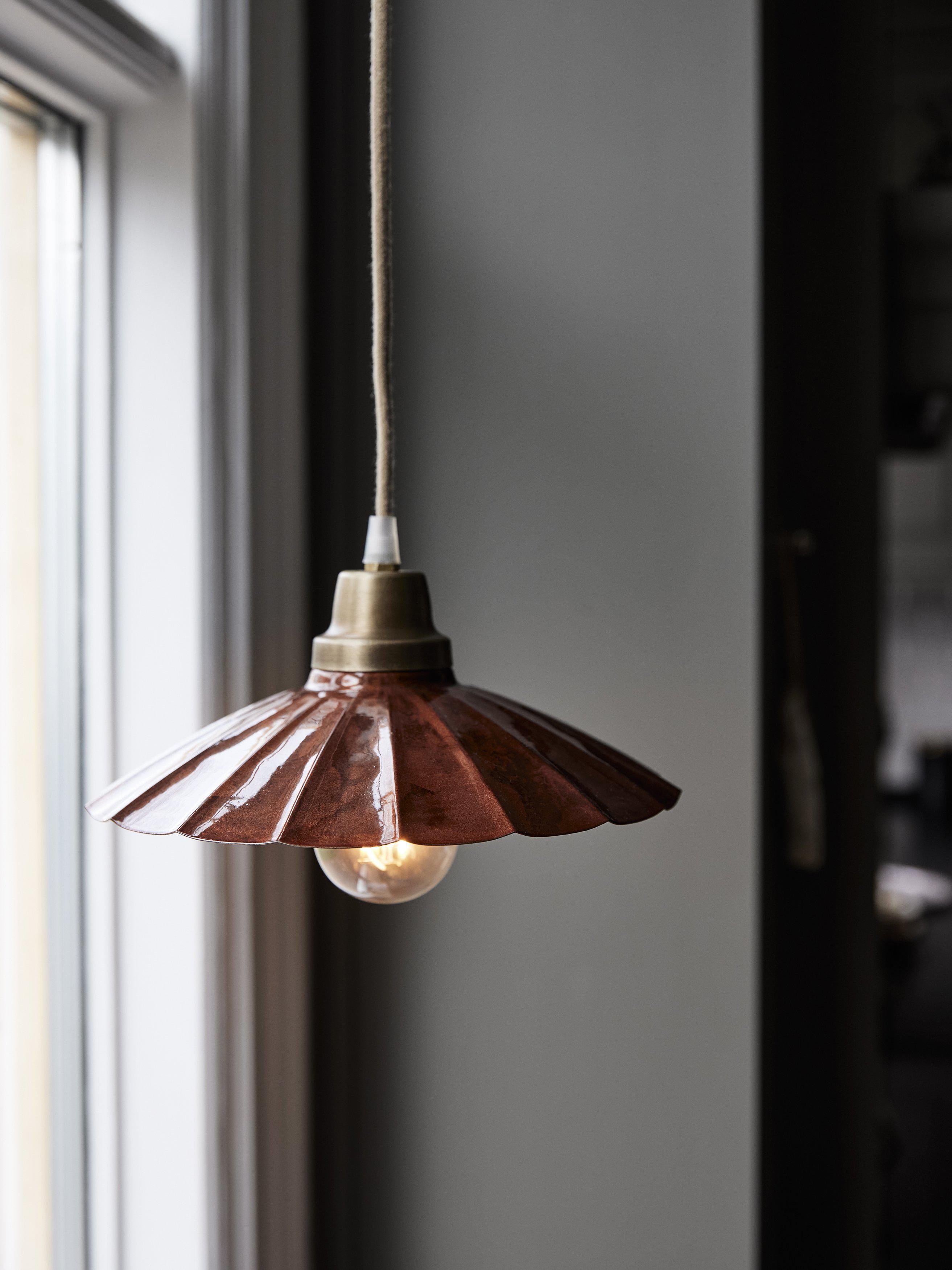 Ester fönsterlampa Terracotta 24cm