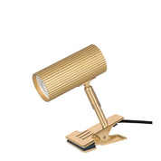 Vägglampa/Klämspot Hubble Borstad Mässing
