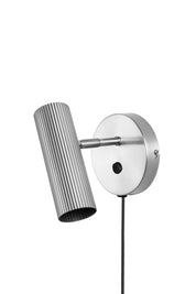 Vägglampa Hubble Borstad Stål