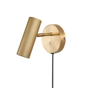 Vägglampa Hubble Borstad Mässing